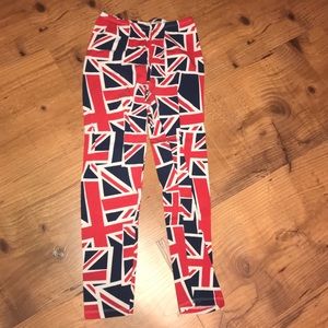 Union Jack patterned leggings